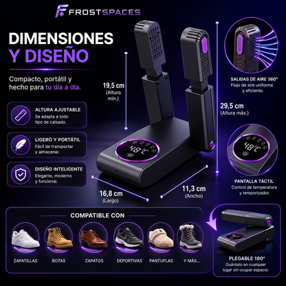 Secador Premium para Calzado